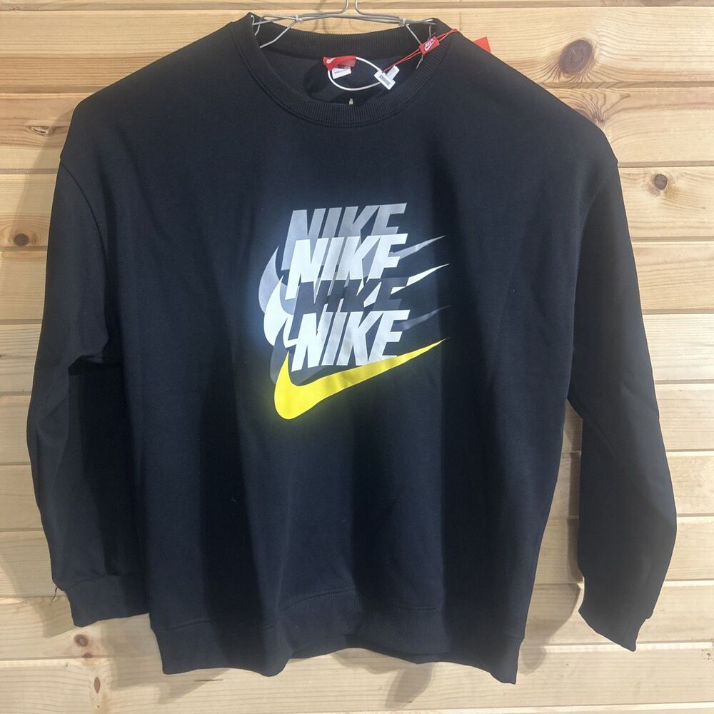 Nike Block Letter Spell Out Big Swoosh New With Tags Women’s Sweatshirt 3X